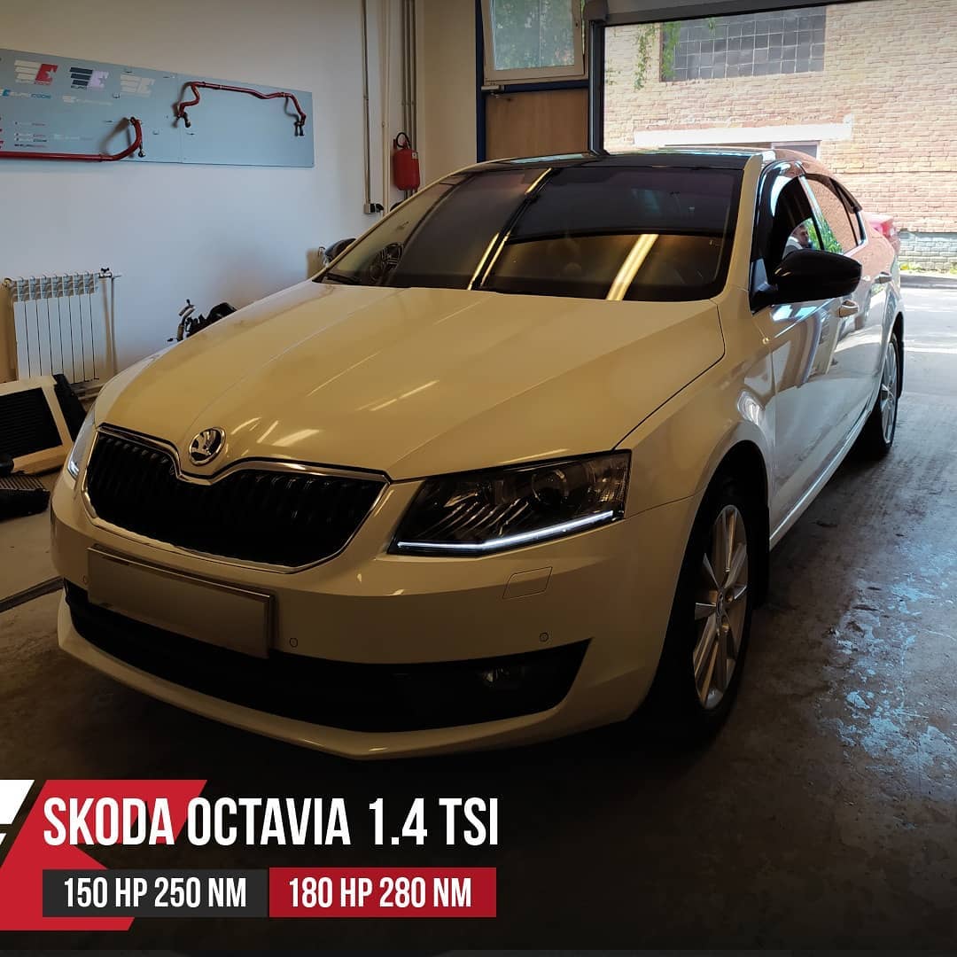 Чип тюнинг октавия 1.4tsi 150